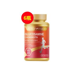 维萃美(Victorymade) 四倍强效氨糖软骨素 1000mg*120片/瓶（平台版）【6瓶装】