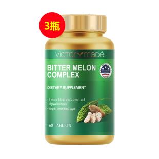 【维萃美夏季专享】维萃美(Victorymade)葛根苦瓜铬胶囊 60粒（美国版）【降糖3瓶装】