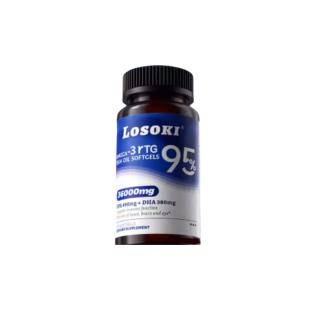 美国乐斯可（Losoki） 95%高纯度rTG深海鱼油软胶囊omega3 40粒/瓶
