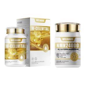 【买11瓶再送1瓶 再送NMN小菁瓶】威纳德(WELNADS) W-CellVital新生瓶胶囊