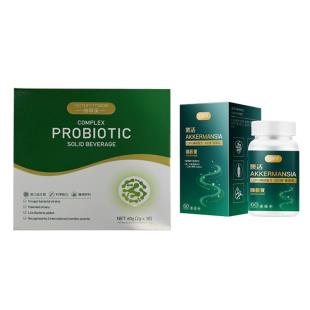 【长寿养胃舒心套装】维萃美复合益生菌*3+乐活AKK 肠寿宝*1