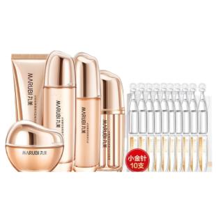丸美重组双胶原蛋白水乳套装（洁+水+乳+霜+眼霜+小金针次抛10支）