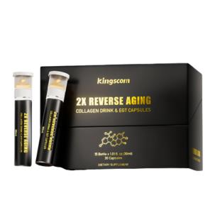 kingscom麦角硫因反重力燕窝肽双仓饮 15瓶/盒