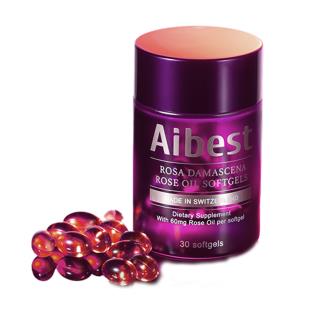 Aibest大马士革玫瑰精油口服胶囊