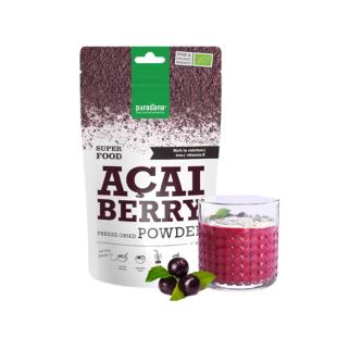 比利时Purasana冻干纯巴西莓粉抗自由基氧化保健品100g/袋