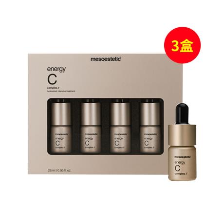 美斯蒂克（mesoestetic）能量C活肌亮肤精华7ml*4瓶/盒【3盒装】