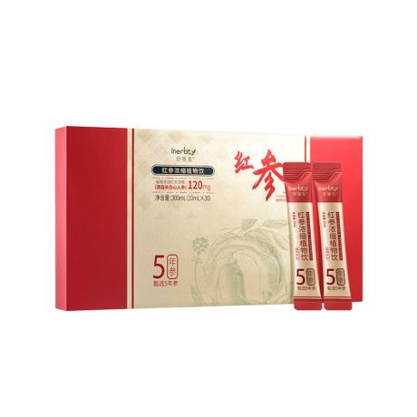 妍膳美（inerbty）红参浓缩植物饮 300ml（10ml*30）