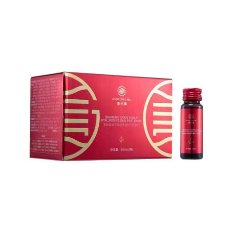 贡小美 (GongXiaoMei)蔓越莓角豆透明质酸钠口服果饮30ml*8瓶/盒