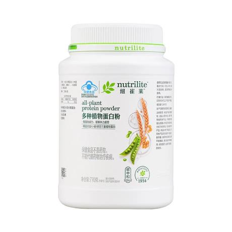 安利纽崔莱(NUTRILITE)多种植物蛋白粉蛋白质粉770g（国产刮码）