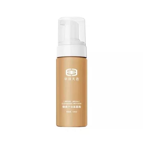 华颜天色(huayantianse)银离子洁面慕斯120ml/瓶