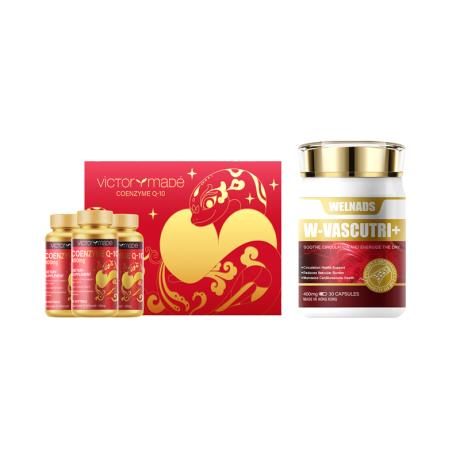 【加99送三清宝小菁瓶】 维萃美(Victorymade)精纯辅酶Q10 400mg【蛇年6瓶礼盒款】