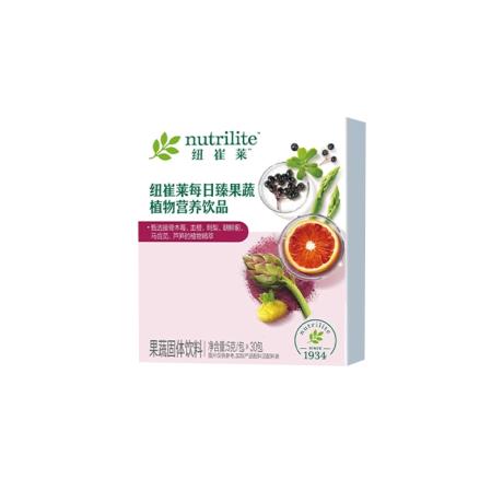安利纽崔莱(NUTRILITE)臻果蔬植物营养饮品5g*30条（去盒散装）