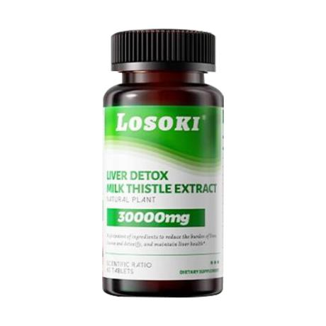 美国乐斯可（Losoki） 护养肝片水飞奶蓟草 60粒/瓶