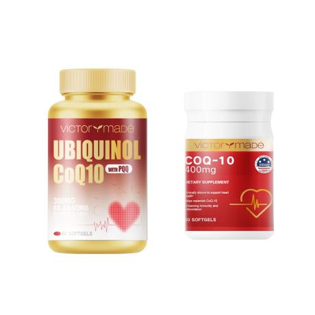 【买11瓶再送1瓶 再送辅酶小金瓶】维萃美(Victorymade)还原型辅酶Q10