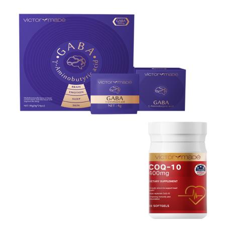 【买11盒再送1盒 再送辅酶小金瓶】维萃美GABAγ-氨基丁酸（睡眠肽）