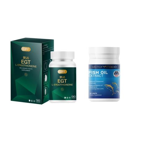 【买11瓶再送1瓶 再送鱼油小金瓶】樂活(LOFO®)乐活EGT-麦角硫因片