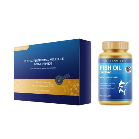 【+99多1瓶】维萃美(Victorymade)非转基因100%纯大豆小分子活性肽【两件套】