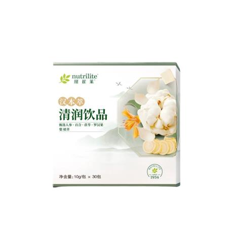安利纽崔莱(NUTRILITE)汉本萃清润饮品10g*30包（去盒散装）