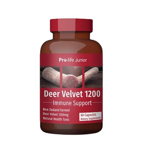 新西兰Pro-life Junior(prolife)鹿茸搭鹿鞭人参含黄精牡蛎番茄红素保健滋补60粒/瓶