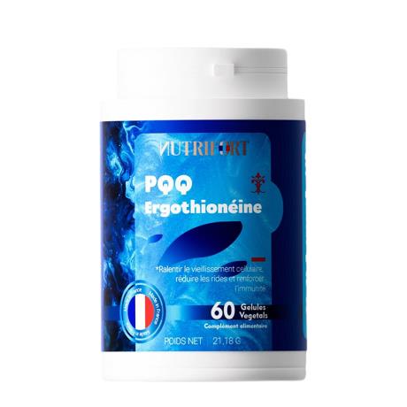 法国NUTRIFORT麦角硫因PQQ焕颜时光胶囊60粒/瓶