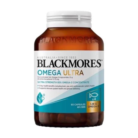 澳佳宝(Blackmores)超浓缩Ultra深海精粹鱼油omega3软胶囊60粒