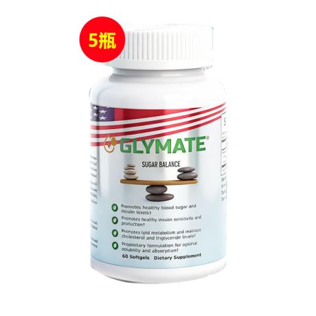 冠莱美（GLYMATE） 胰岛素控糖平衡片胶囊60粒*5瓶